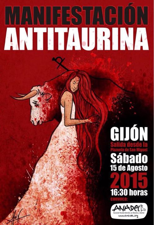 manifestacion antitaurina gijon