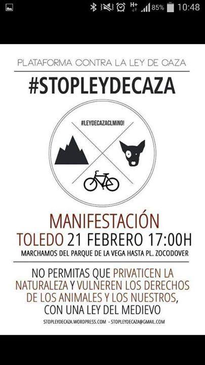 no a la ley de caza