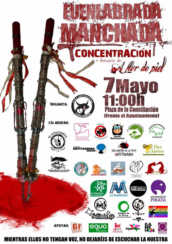 manifestación antitaurina