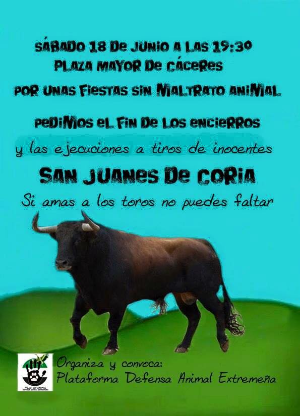 manifestación caceras