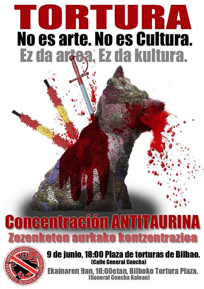 concentracion antitaurina bilbao