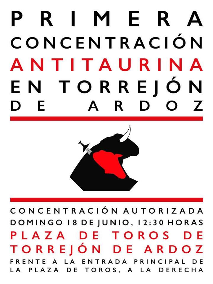concentracion antitaurina torrejon de ardoz