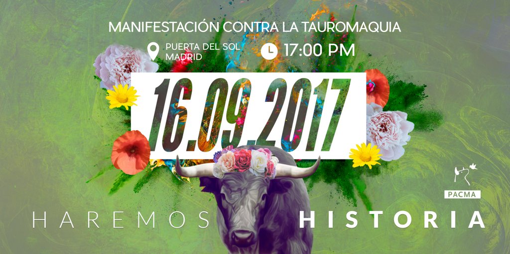 manifestacion antitaurina madrid