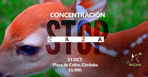 manifestacion contra caza cordoba