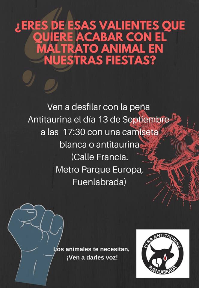 peña antitaurina fuenlabrada