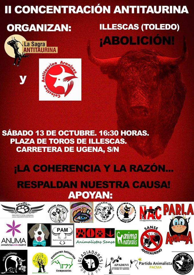 manifestacion antitaurina illescas