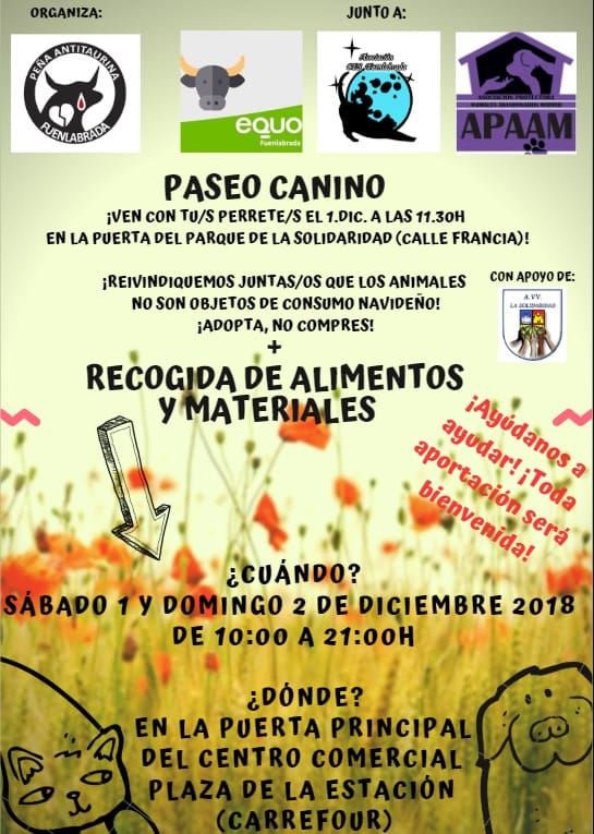 recogida alimentos fuenlabrada