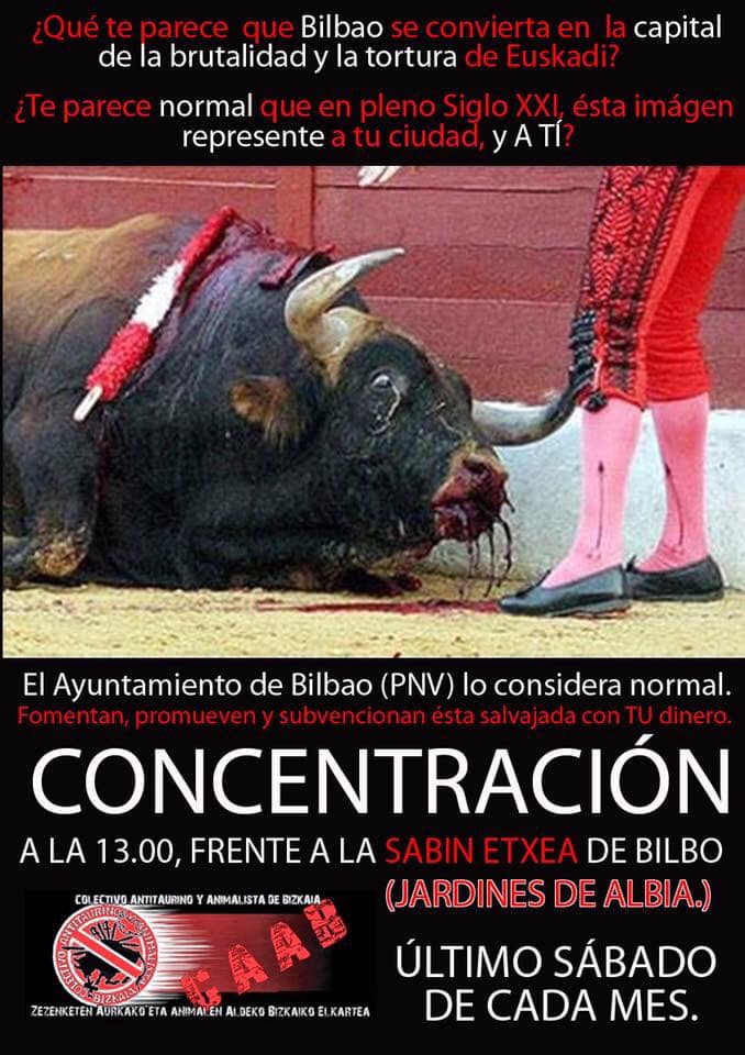 maifestacion antitaurina
