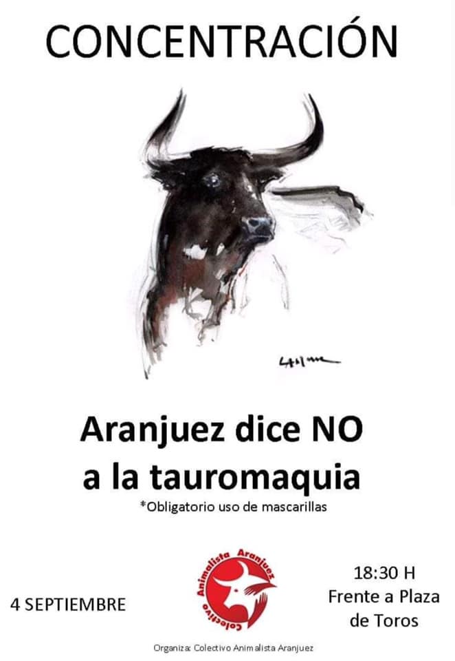 manifestacion antitaurina aranjuez