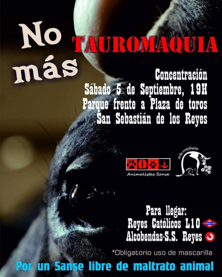 manifestacion antitaurina madrid