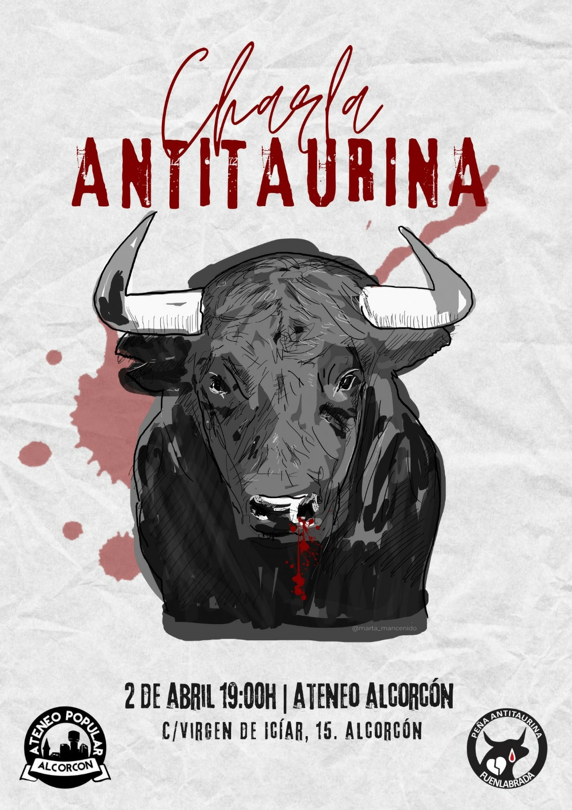 charla antitaurina alcorcon