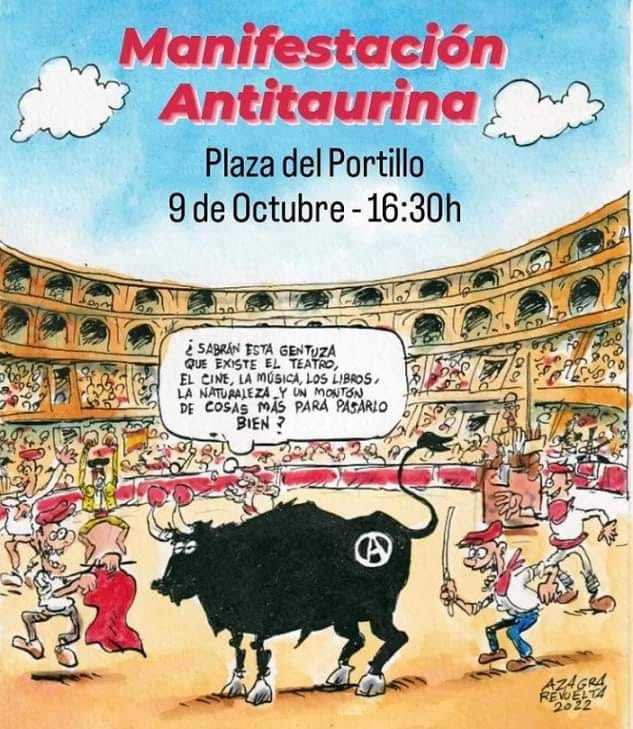 manifestacion antitaurina zaragoza
