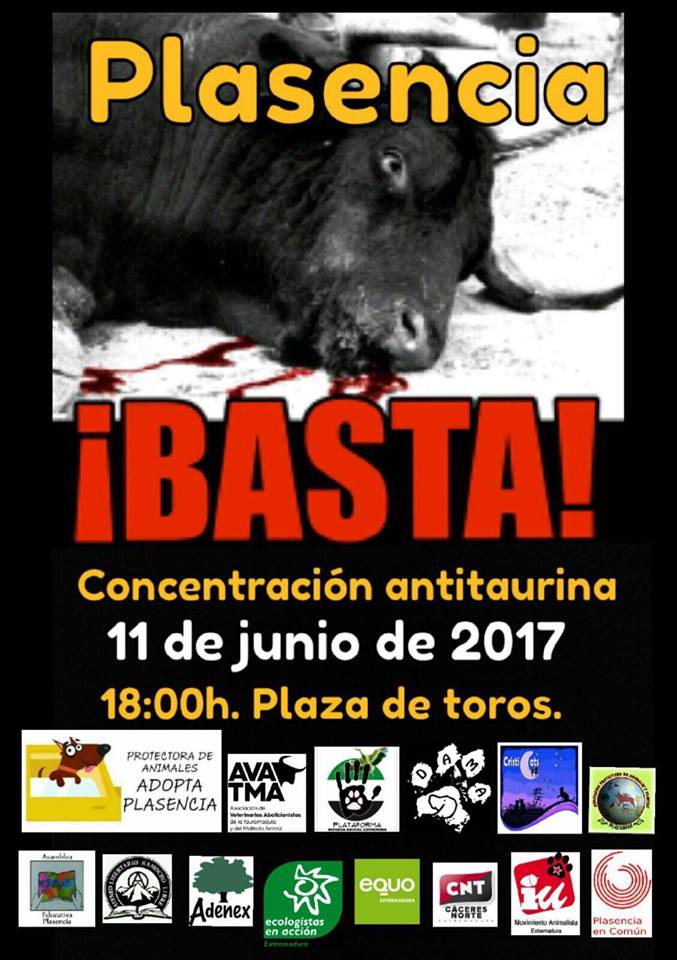 concentracion antitaurina plasencia