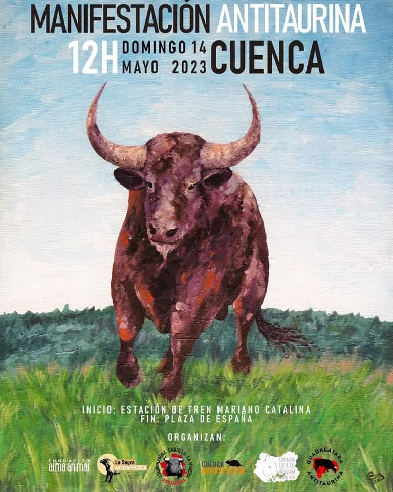 manifestacion antitaurina cuenca