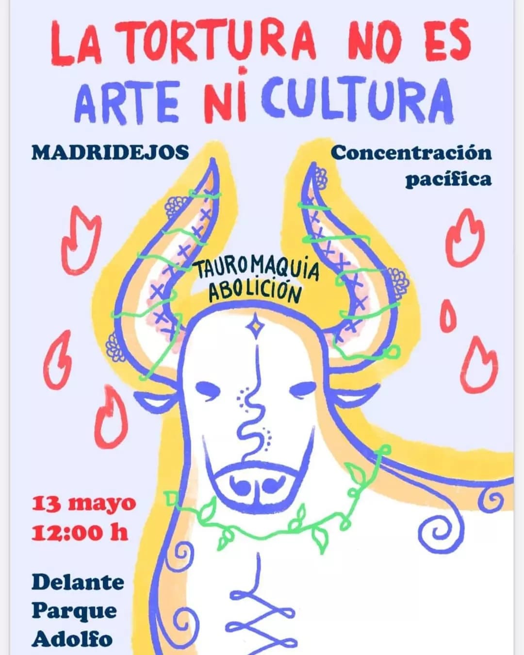 manifestacion antitaurina madridejos