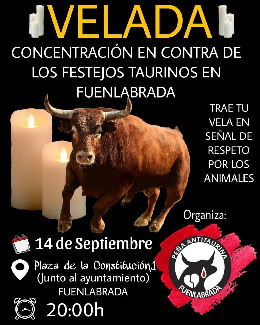 concentracion antitaurina fuenlabrada