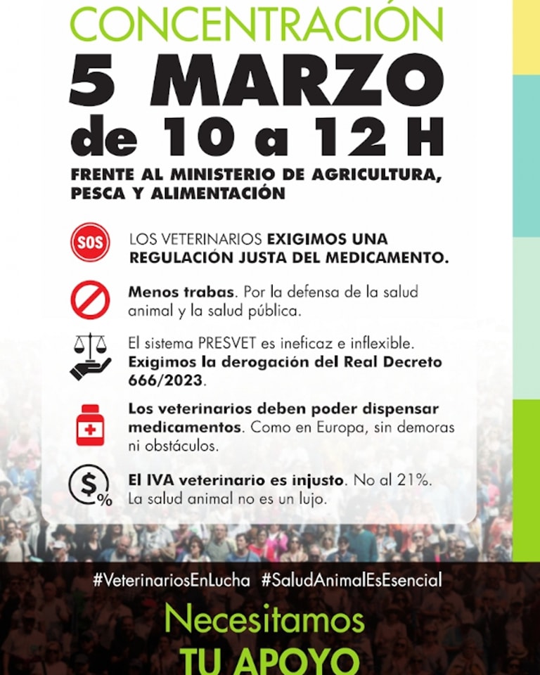 veterinarios en lucha madrid